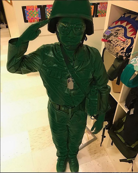 KIYAN ANTHONY AS A TOY SOLDIER