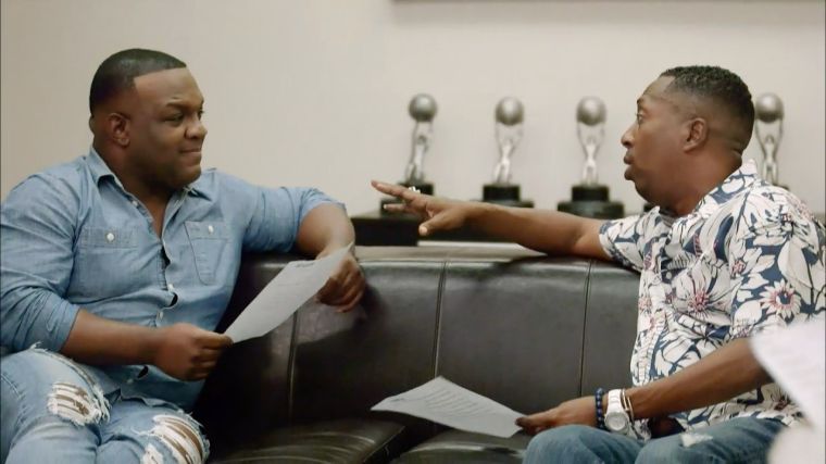 Gary tells Derek J her potential role on his TV show