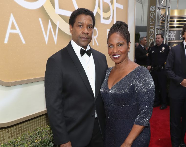 Denzel Washington and wife Pauletta