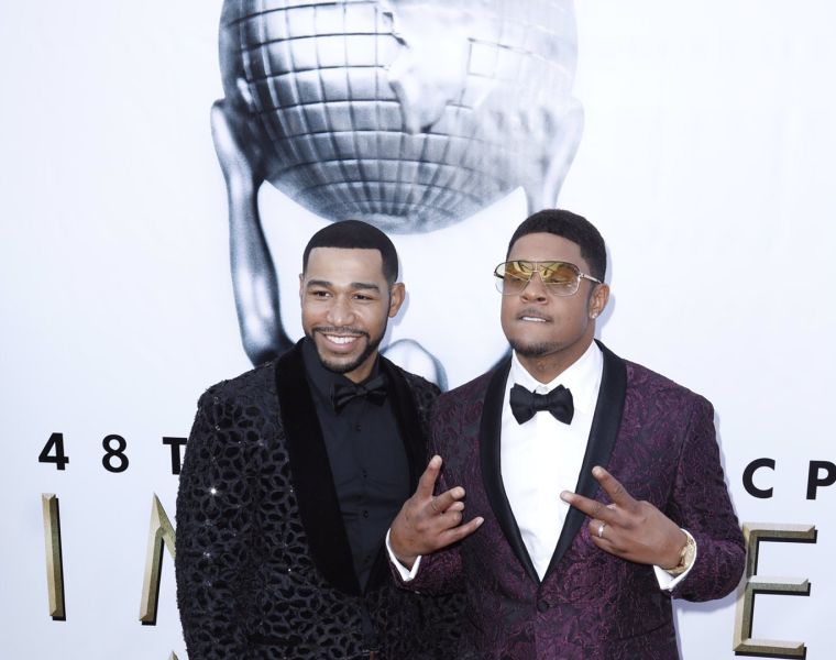 "Media" Cast: Pooch Hall and Blue Kimble