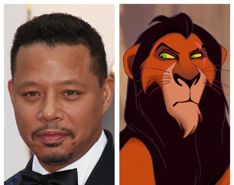 TERRENCE HOWARD AS SCAR in "THE LION KING"