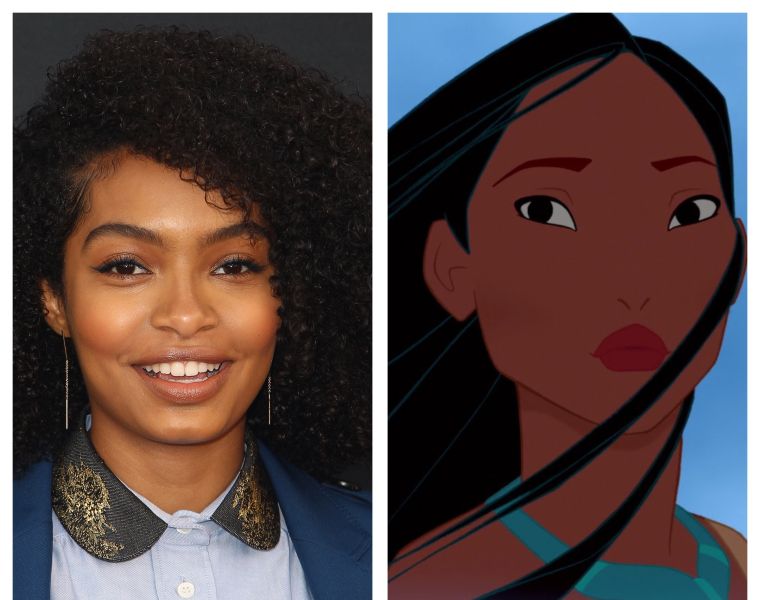 YARA SHAHIDI AS POCAHONTAS