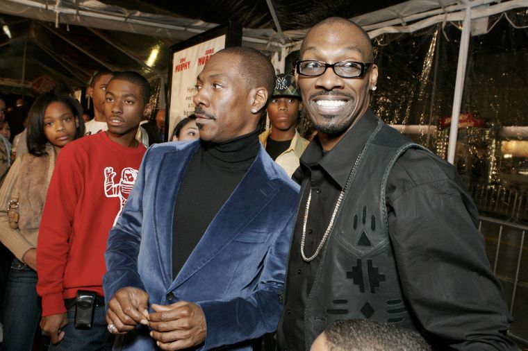 Charlie and Eddie at "Norbit" premiere