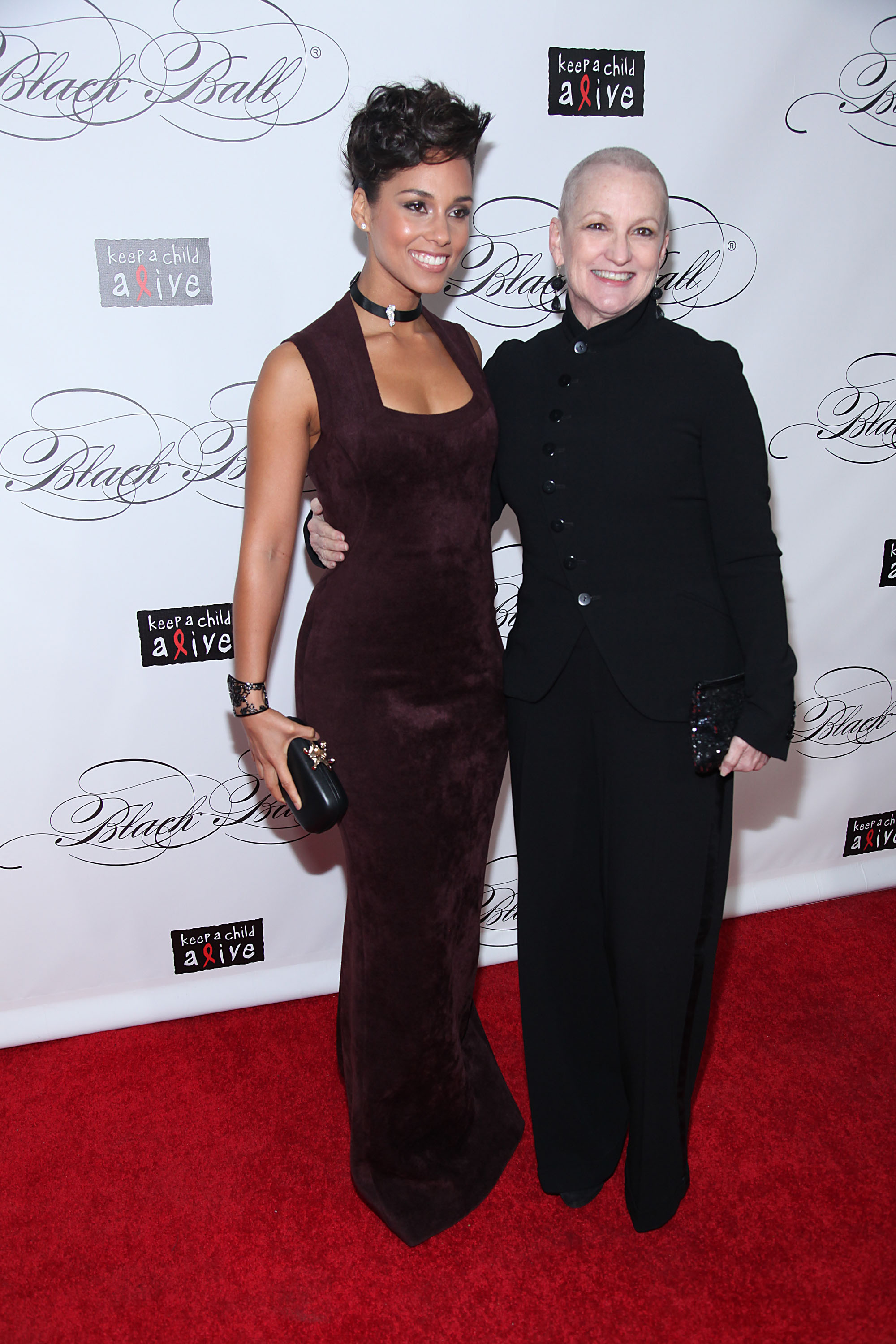 Alicia Keys and her mom Terria Joseph