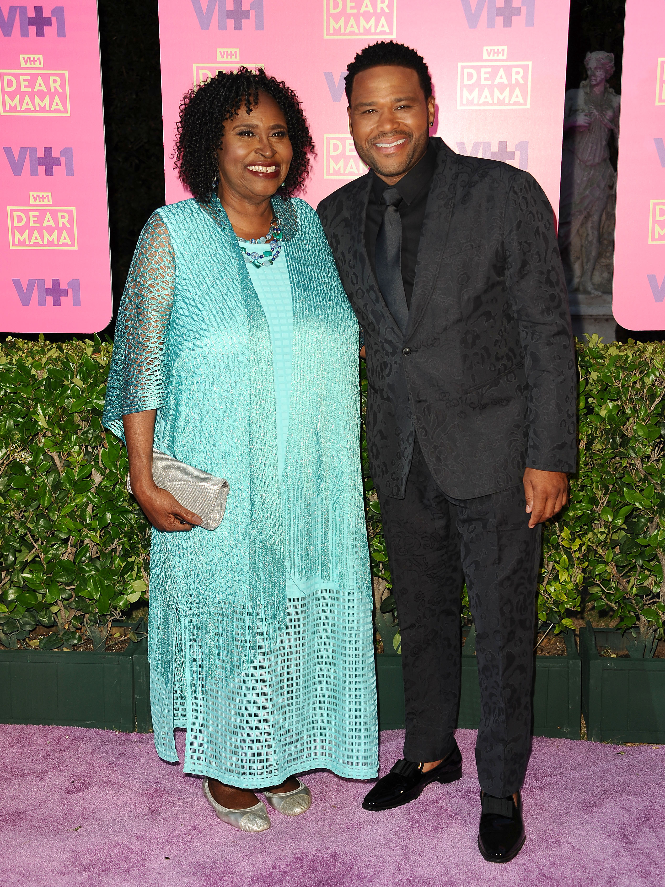 Anthony Anderson and his mom Doris Hancox