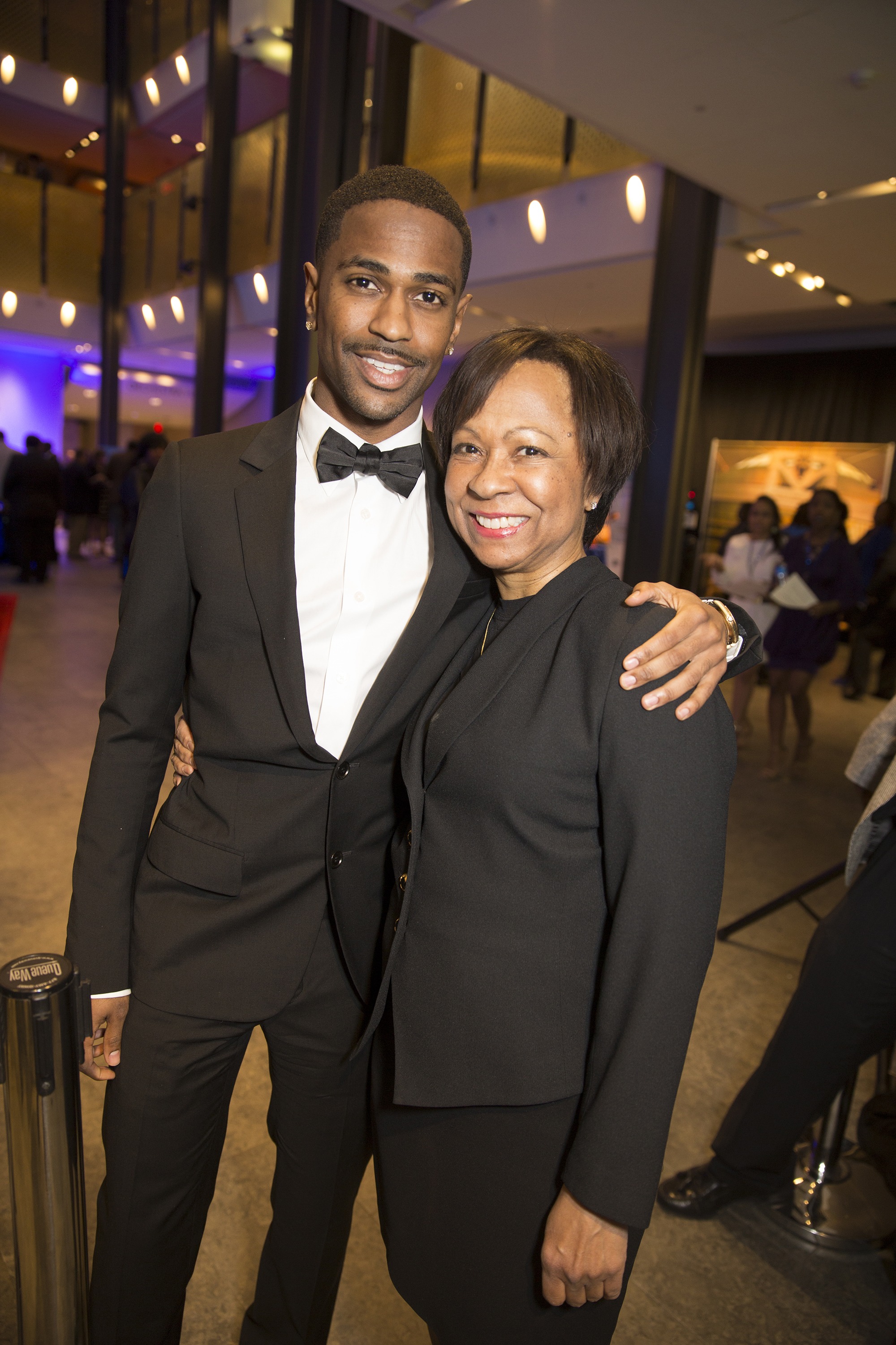 Big Sean and his mom Myra Anderson