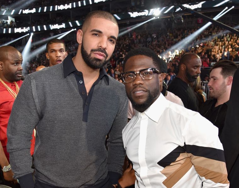 Drake and Kevin Hart