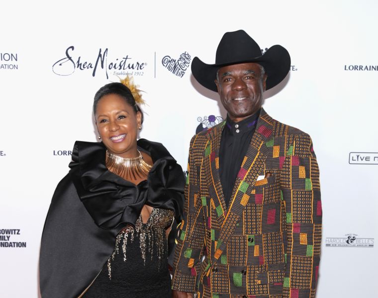 Glynn Turman and wife