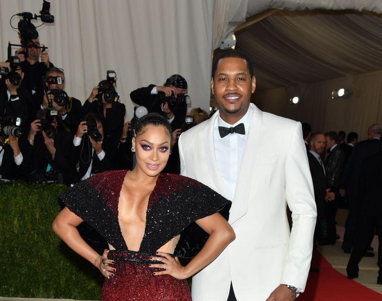 Lala and Carmelo Anthony