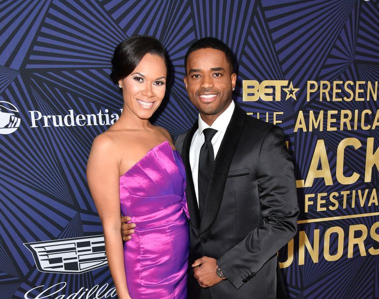 Larenz Tate and his wife Thomasina