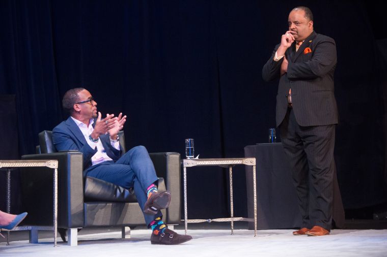 Jeff Johnson and Roland Martin