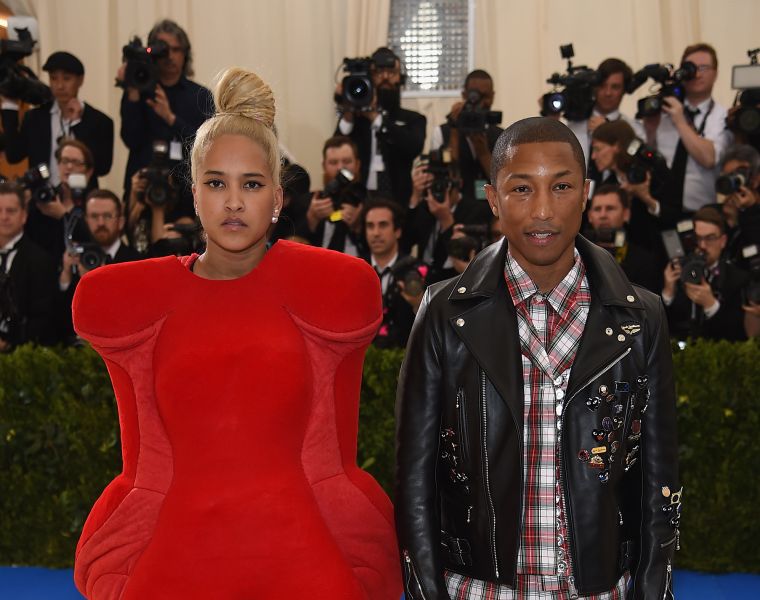 Pharrell Williams and wife Helen Lasichanh