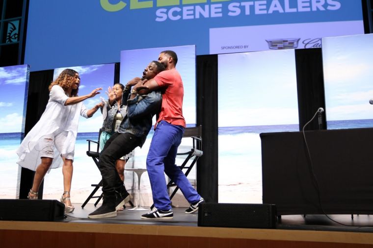 Tami Roman, Lisa Wu, Lance Gross & Tobias Truvillion