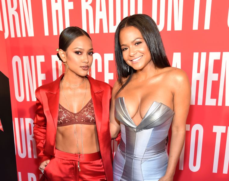 Karrueche and Christina Milian