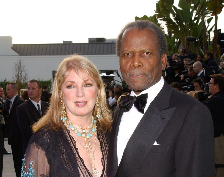 Sidney Poitier and Joanna