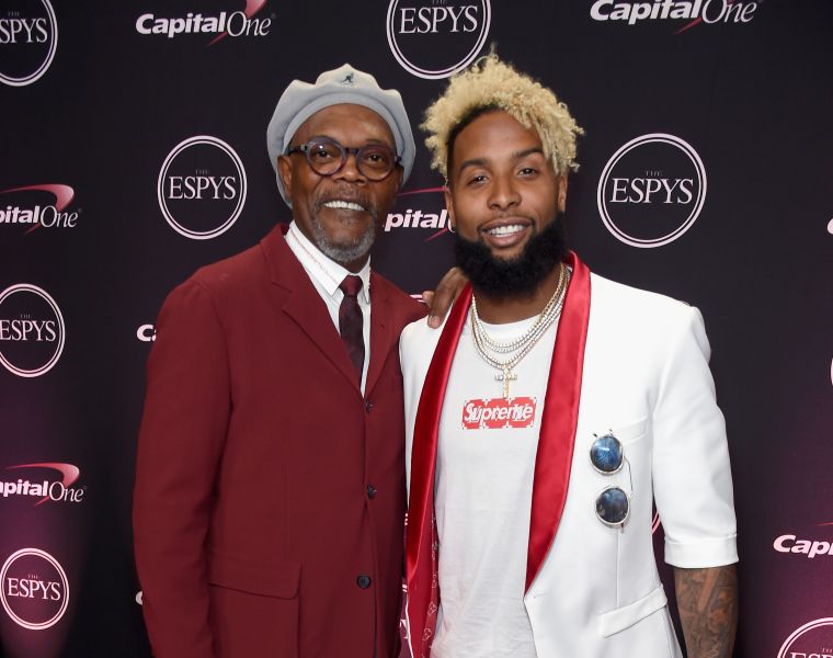 Samuel L. Jackson and Odell Beckham