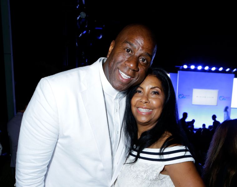 Cookie Johnson is married to Magic Johnson (retired)