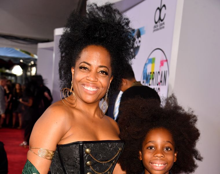 Rhonda Ross Kendrick and her son