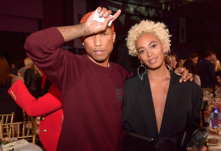 Pharrell Williams and Solange