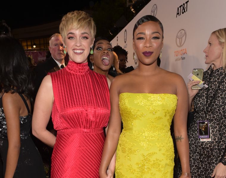 Samira Wiley and wife Lauren Morelli