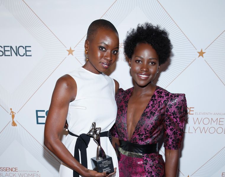 Danai Gurira and Lupita Nyong'o