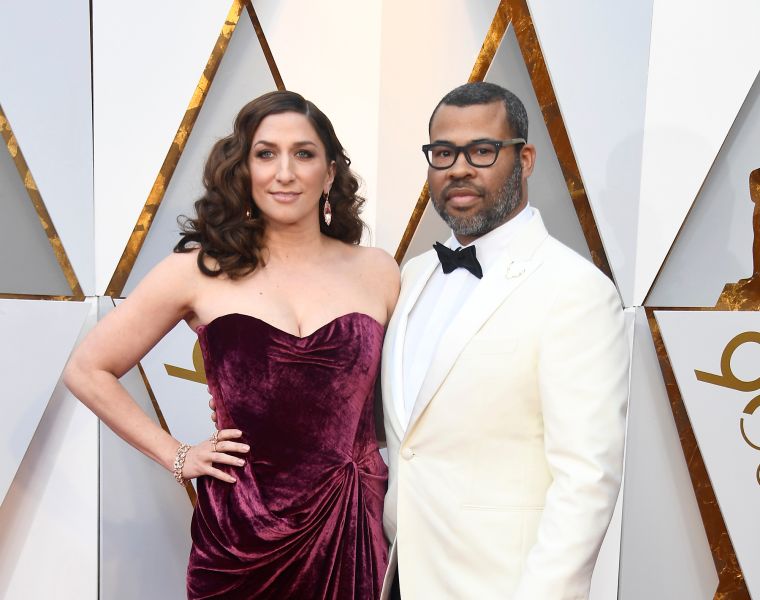 Jordan Peele and his wife Chelsea