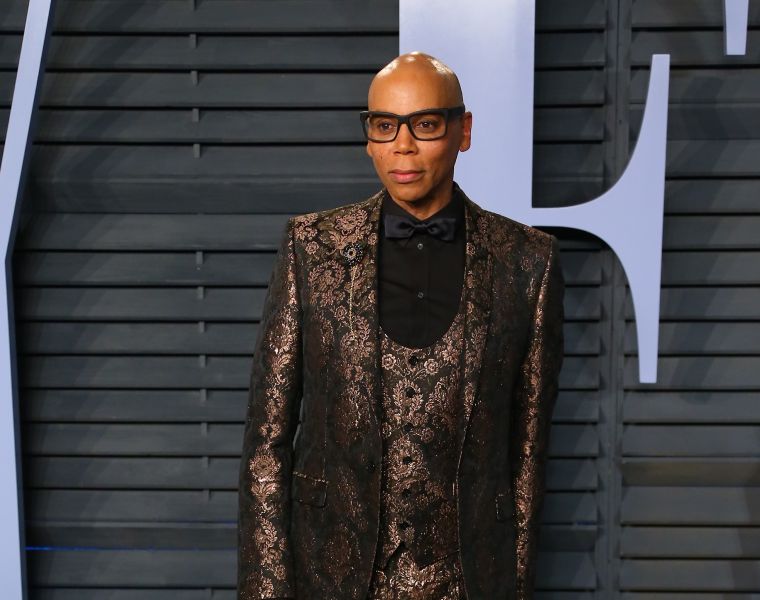 Ru Paul at the Vanity Fair Oscars after party