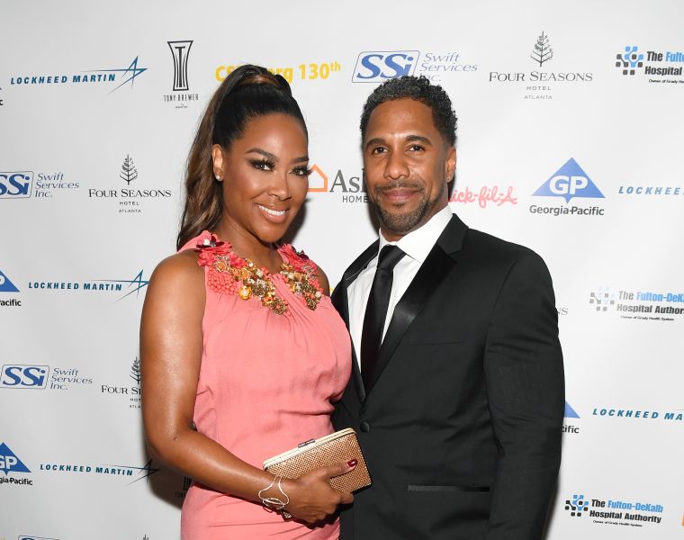 Kenya Moore and Marc Daly
