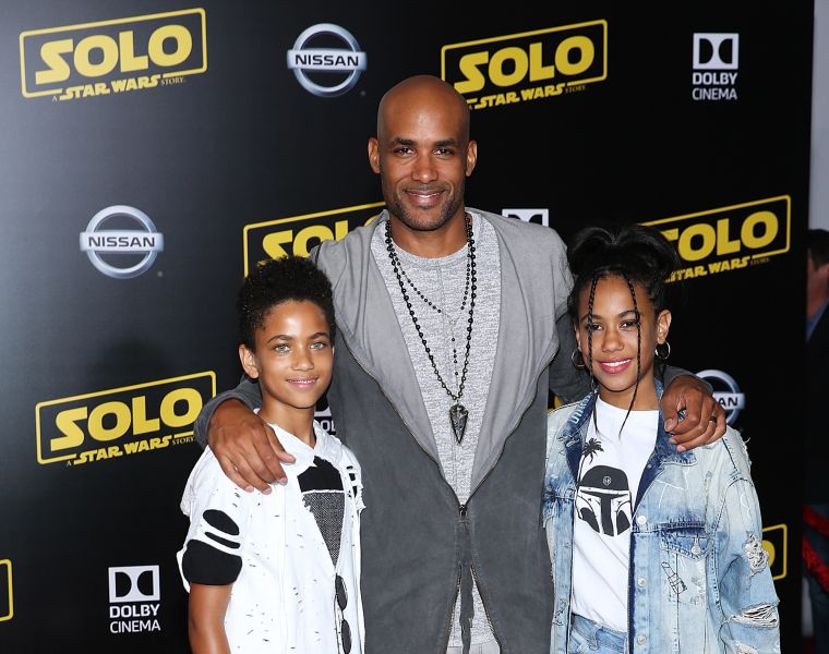 Boris Kodjoe and his kids