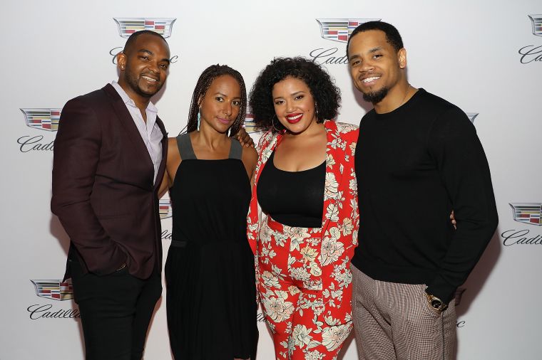 Interactive One President Detavio Samuels, TheGrio Chief Content Officer Amy DuBois Barnett, Host Alison McGevna, Tristan 'Mack' Wilds