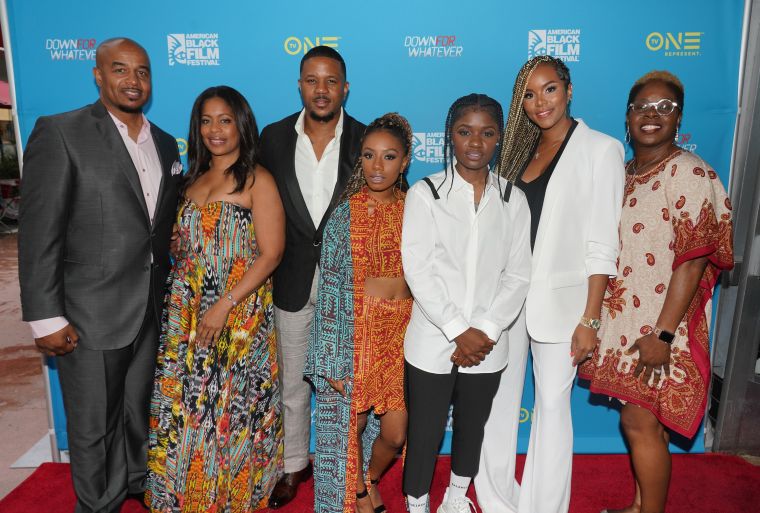 Director Timothy Wayne Folsome, TVOne General Manager Michelle Rice, Hosea Chanchez, Imani Hakim, Bre-Z, LeToya Luckett-Walker, TVOne Head of Programming Robyn Greene Arrington