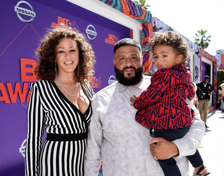 Nicole Tuck, DJ Khaled, and Asahd Tuck Khaled