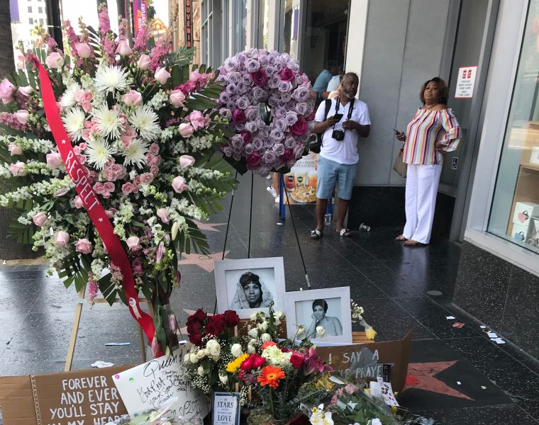 Aretha Franklin Tribute The Hollywood Walk Of Fame