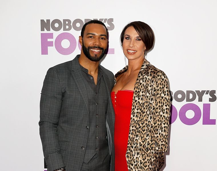 Omari Hardwick and his wife Jae