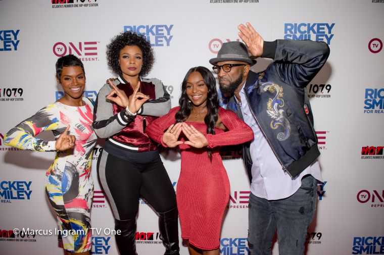 Rickey Smiley, Rashan Ali, Syleena Johnson and Quad