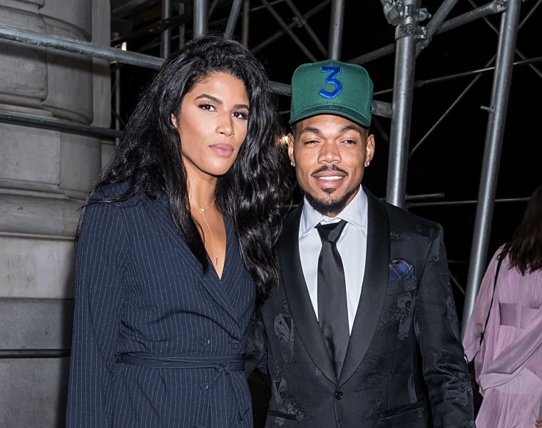 Chance the Rapper and his wife Kirsten