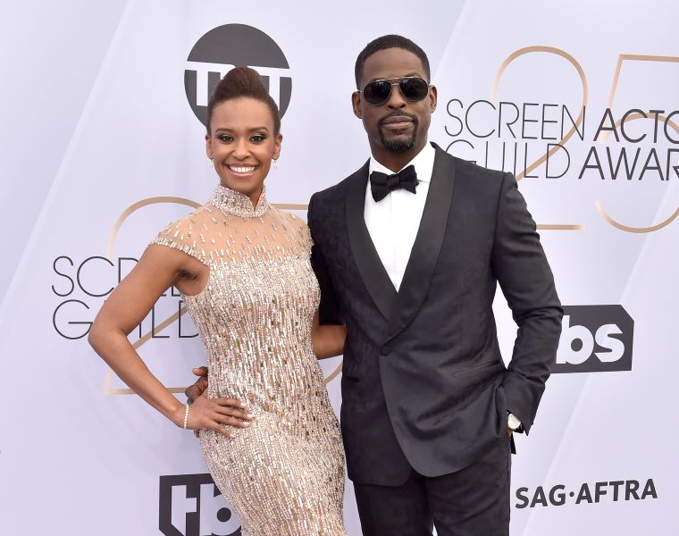 Sterling K. Brown and his wife Ryan Michelle Bathe