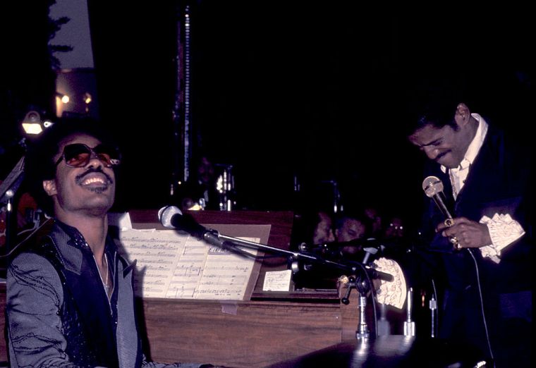 Stevie Wonder & Sammy Davis Jr.