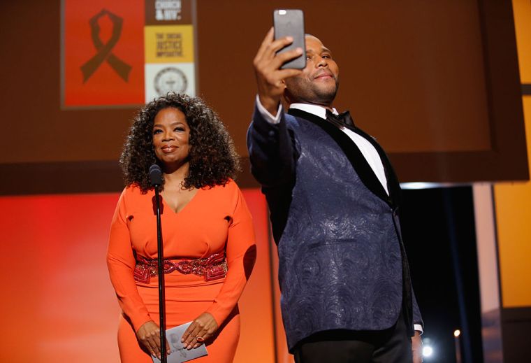 Anthony Anderson and Oprah