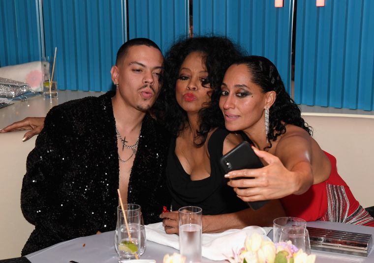 Diana Ross, Evan Ross & Tracee Ellis Ross
