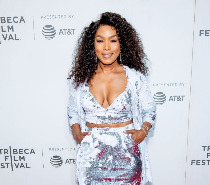 Angela Bassett Killing It In A Sequin Crop Top Set