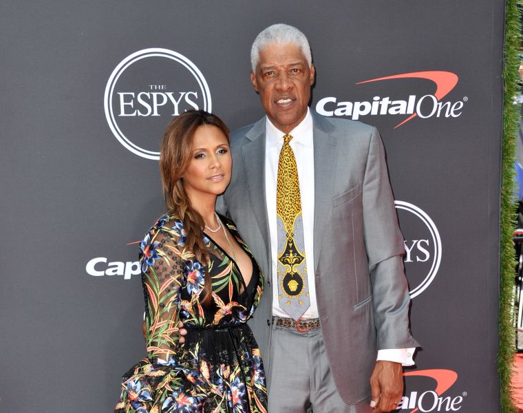 Julius Erving and Dorys Madden