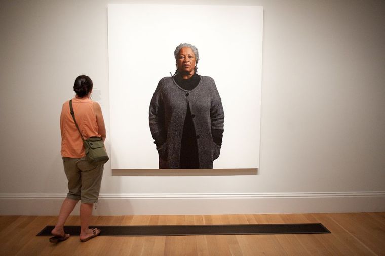 Toni Morrison's portrait In The National Portrait Gallery