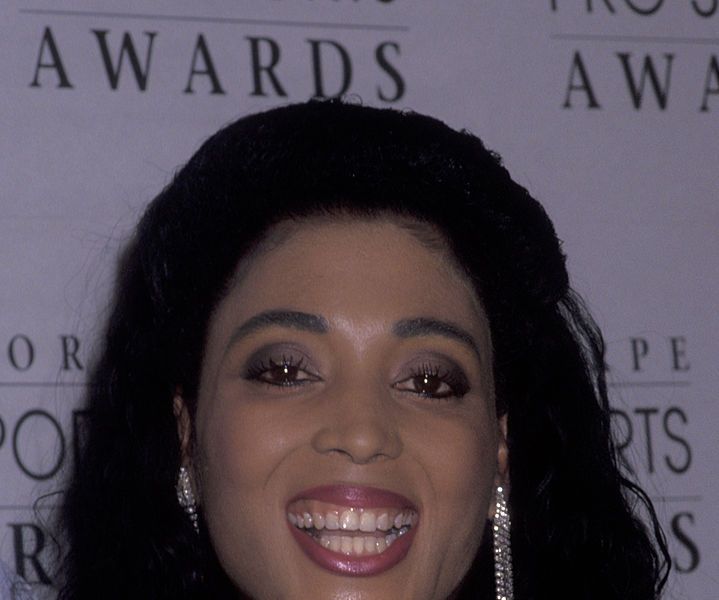 Florence Griffith-Joyner At Jim Thorpe Sports Awards