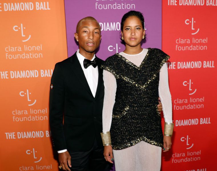 Pharrell and his wife Helen
