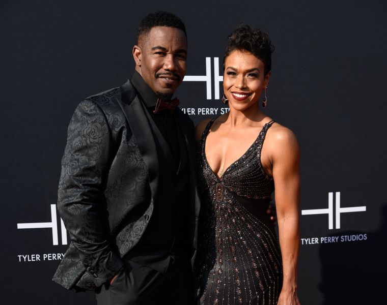 Michael Jai White and his wife Gillian