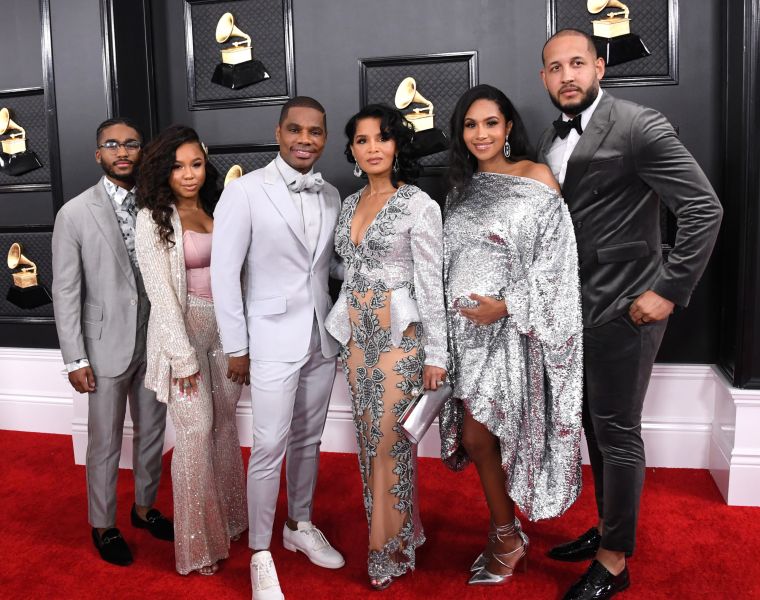 Kirk and Tammy Franklin, their children and son in law.