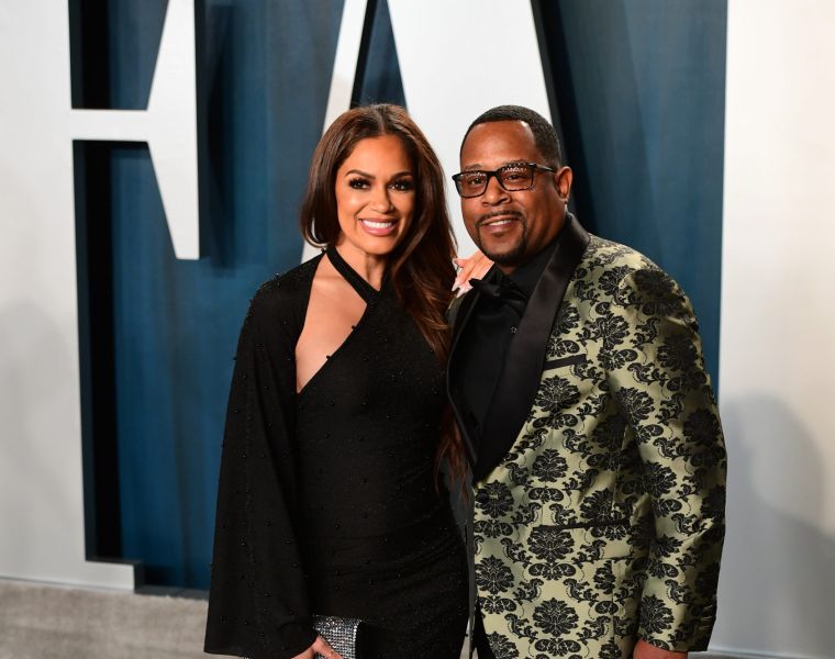 Martin Lawrence and his fiance Roberta