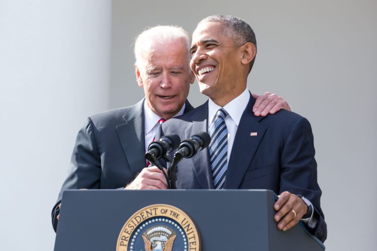 Obama Delivers a Statement With the Help of Biden