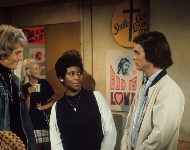 Aretha Franklin Makes Guest Appearance on Show 'Room 222,' 1972